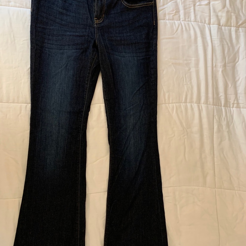 Gap mid rise flare trouser jeans women’s